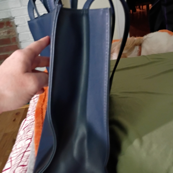 🌟 TELFAR Medium Shopping Tote in Navy Blue - Like New Condition! 🌟 - Picture 9 of 16